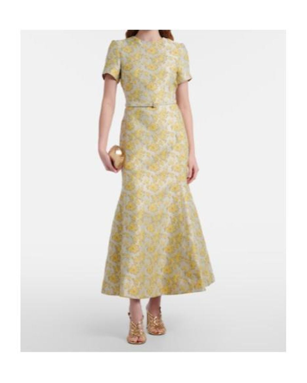 Jonathan Simkhai Multicolor Caraline Floral Jacquard Cocktail Dress