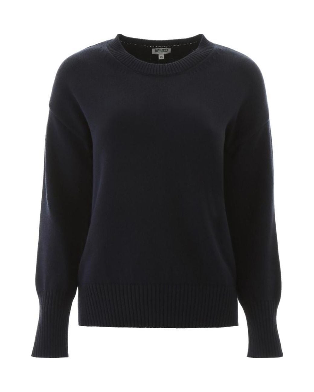KENZO Black Jacquard Logo Sweater