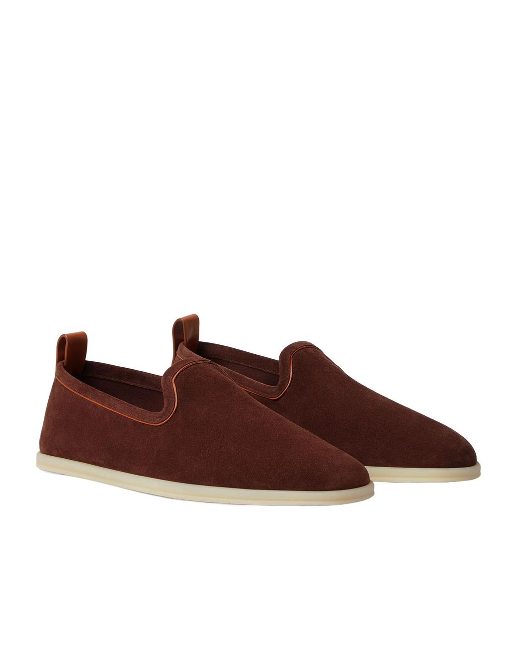 Loro Piana Brown Venice Walk Loafers for men