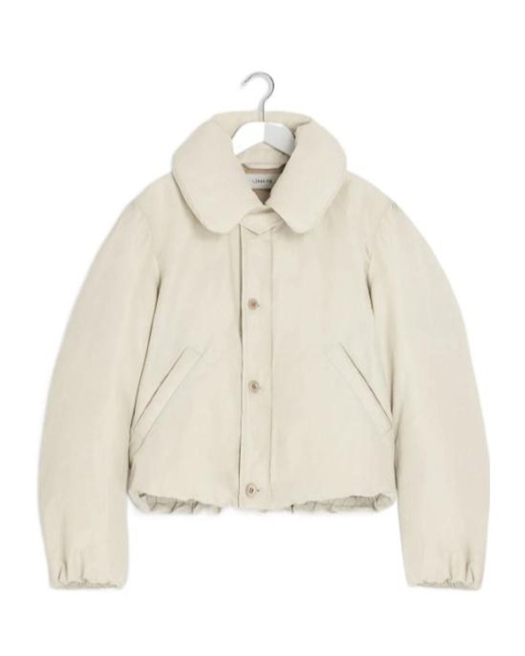 Lemaire Natural Elasticated Cuff Puffer Jacket