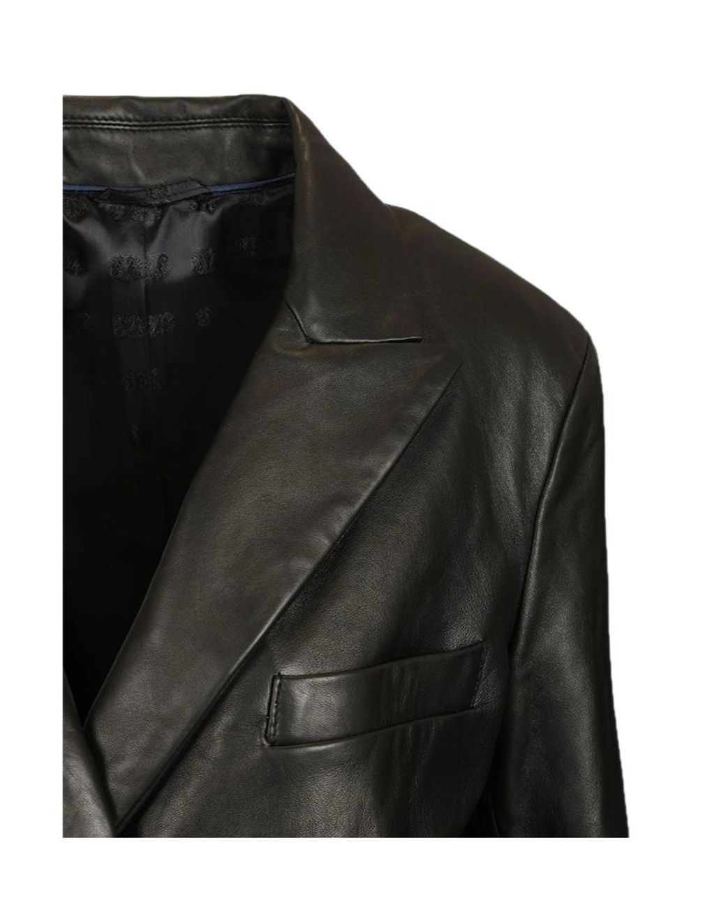 Blazé Milano Black Blazé Milano Vegas Baby Double-Breasted Blazer