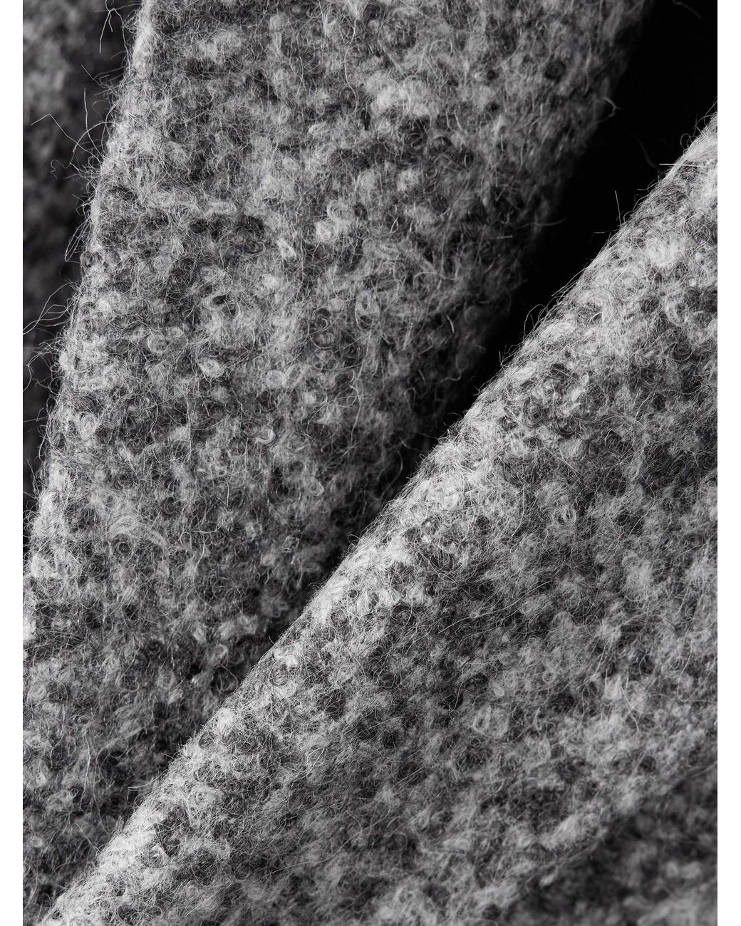 Carven Gray Esperanto Alpaca And Wool-Blend Coat