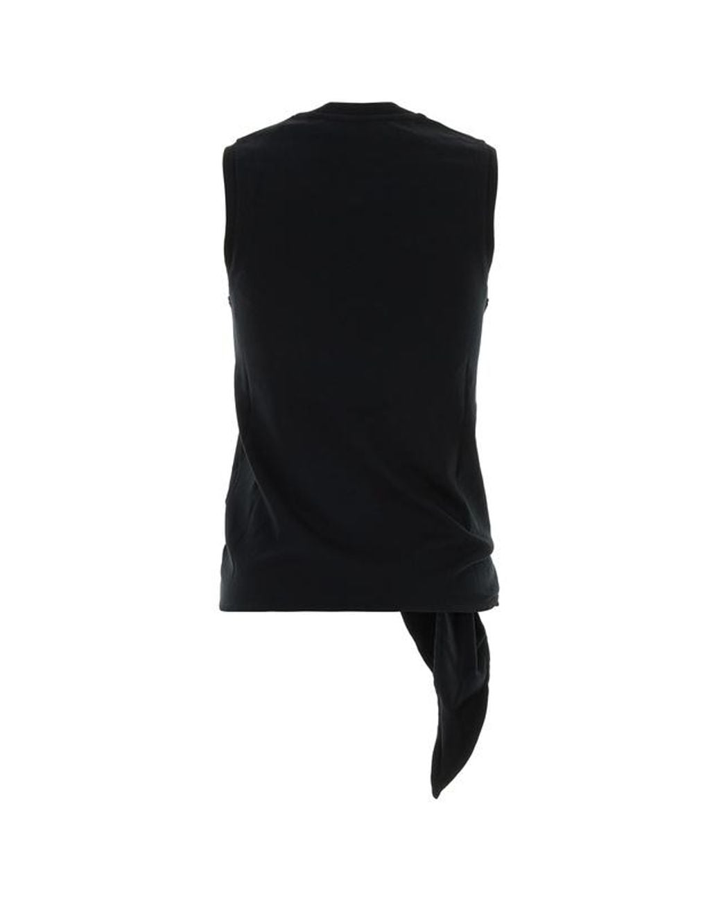 J.W. Anderson Black Jw Anderson Hem Knot Tank Top