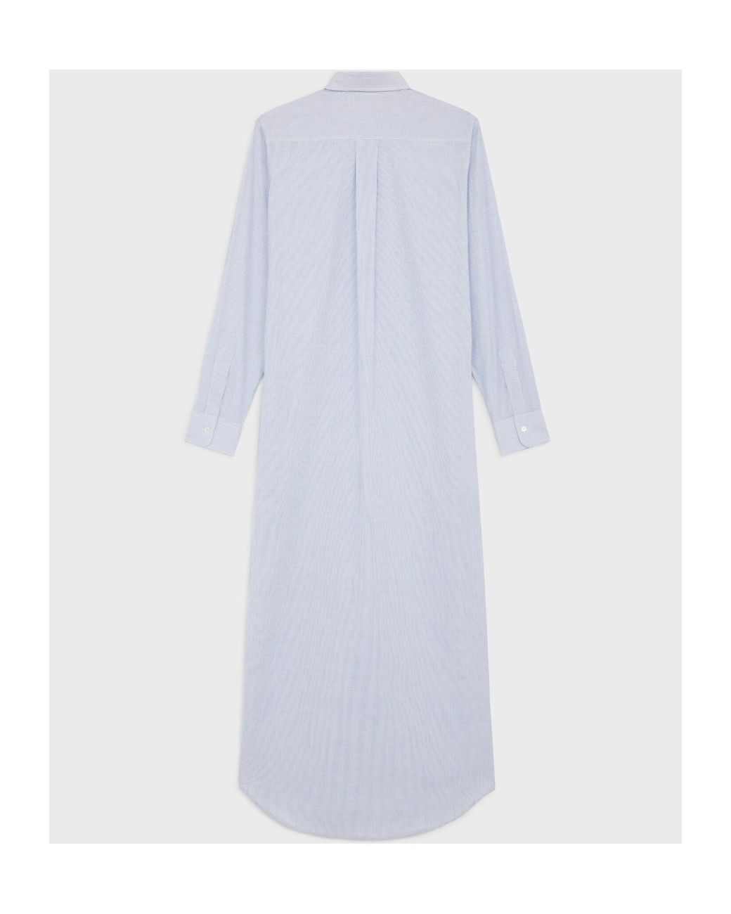 Céline White Long Shirt Dress