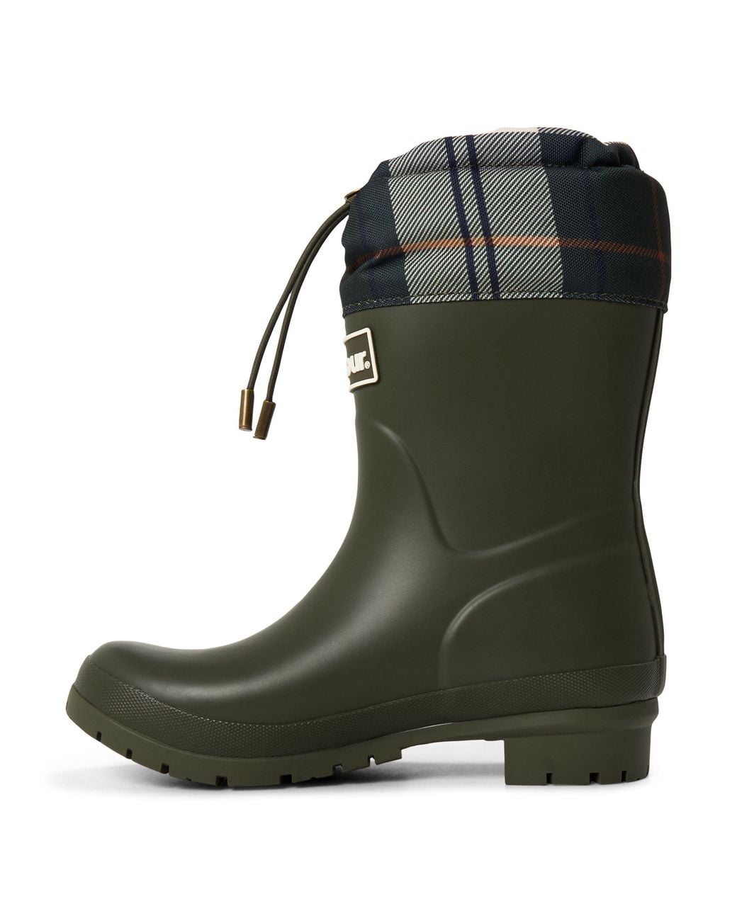 Barbour Green Mowbray Mid Mid-Height Waterproof Wellies