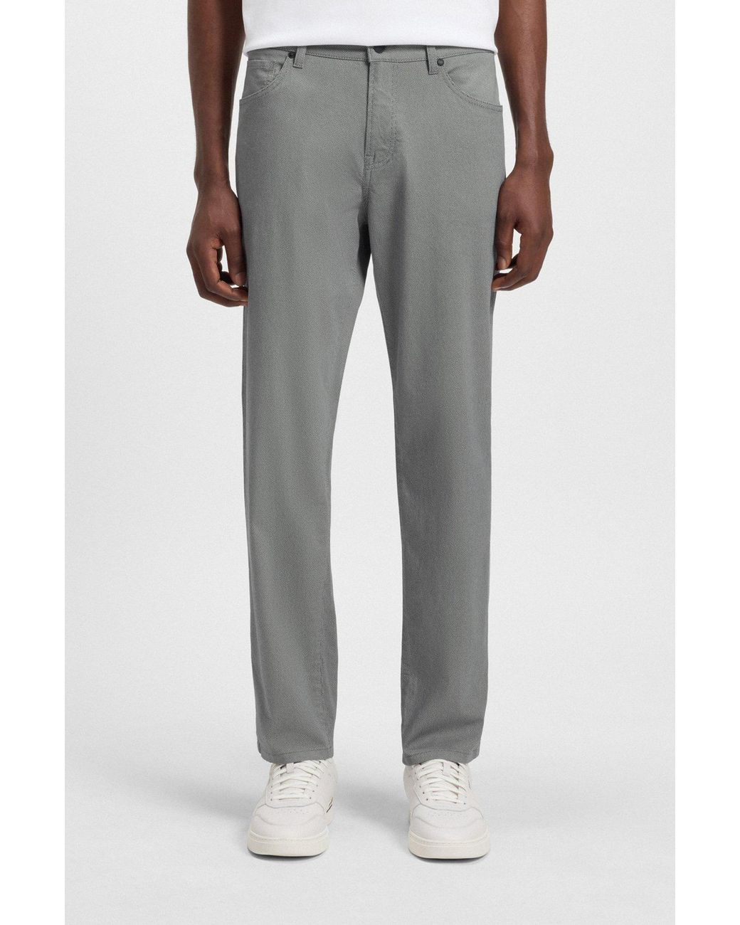 Boss Gray Delaware Jeans for men