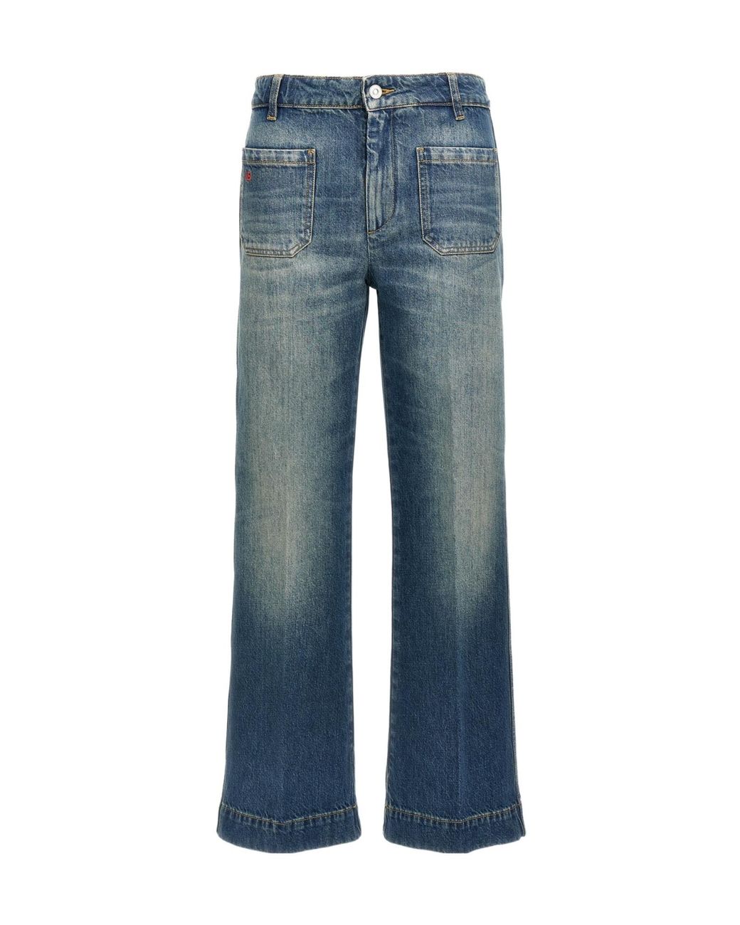 Victoria Beckham Blue Alina Jeans