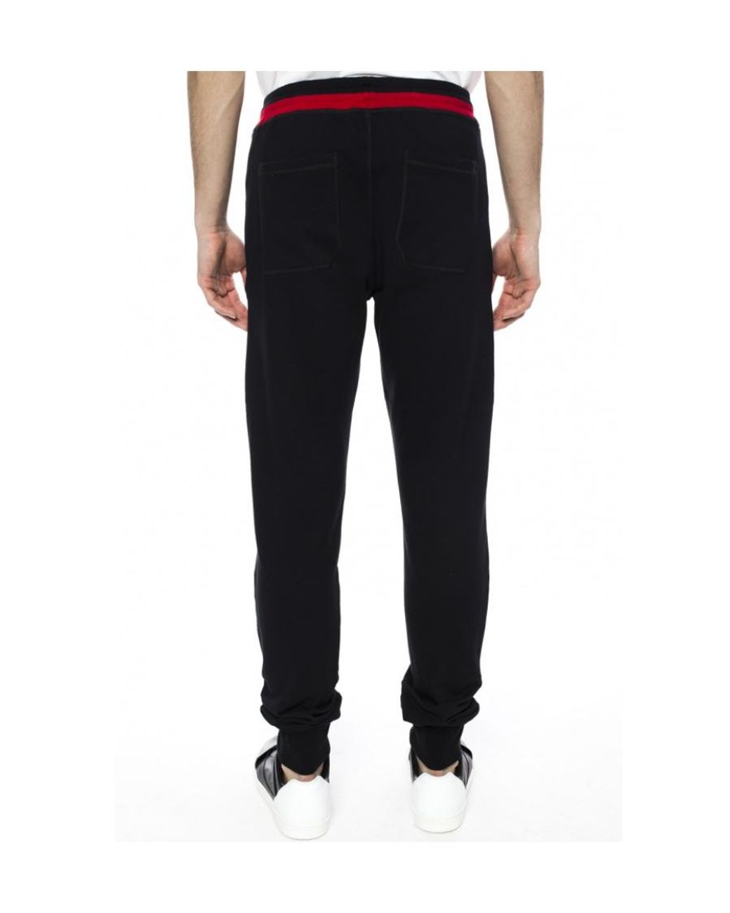 Lanvin Black Printed Sweatpants for men