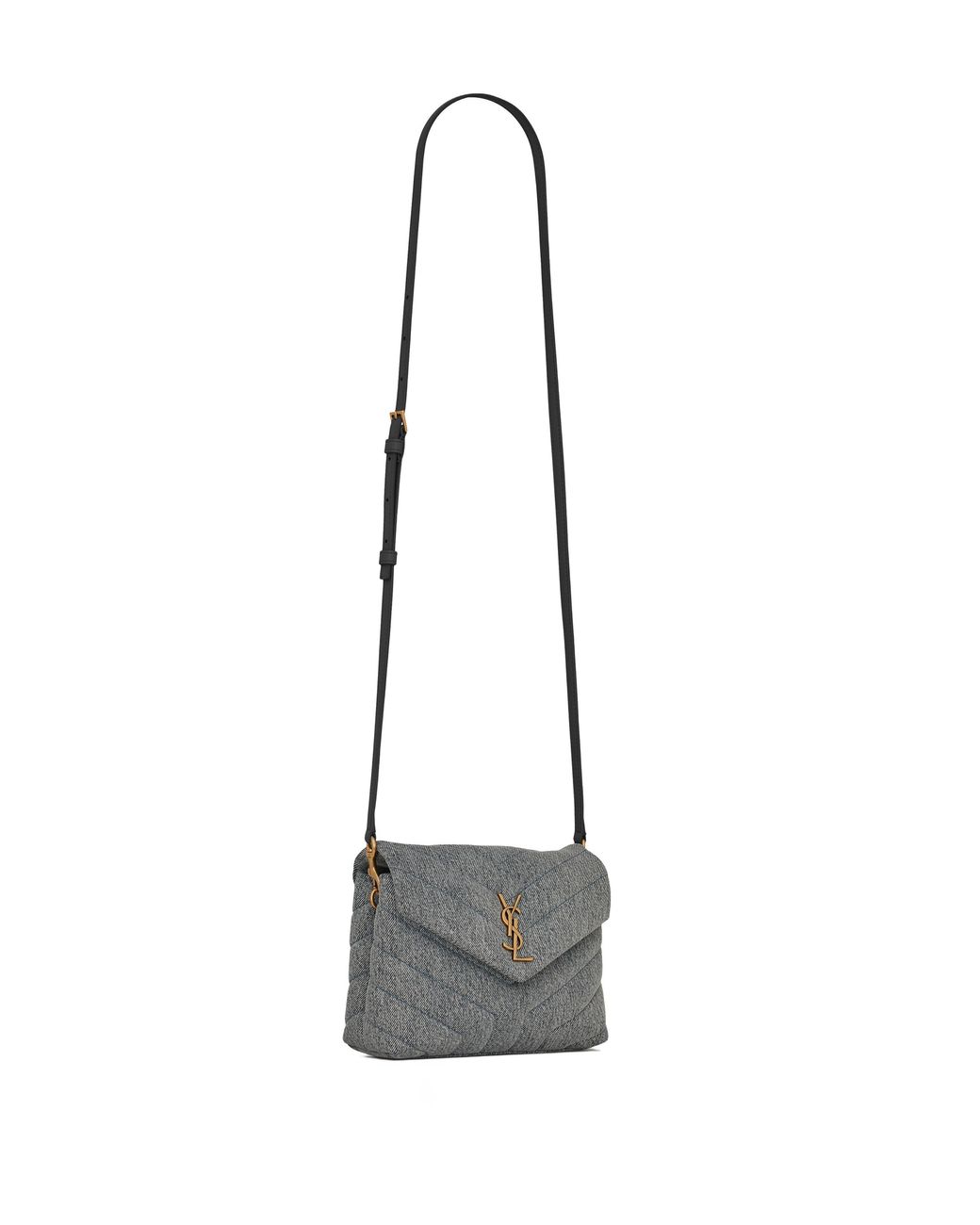 Saint Laurent White Loulou Toy Bag