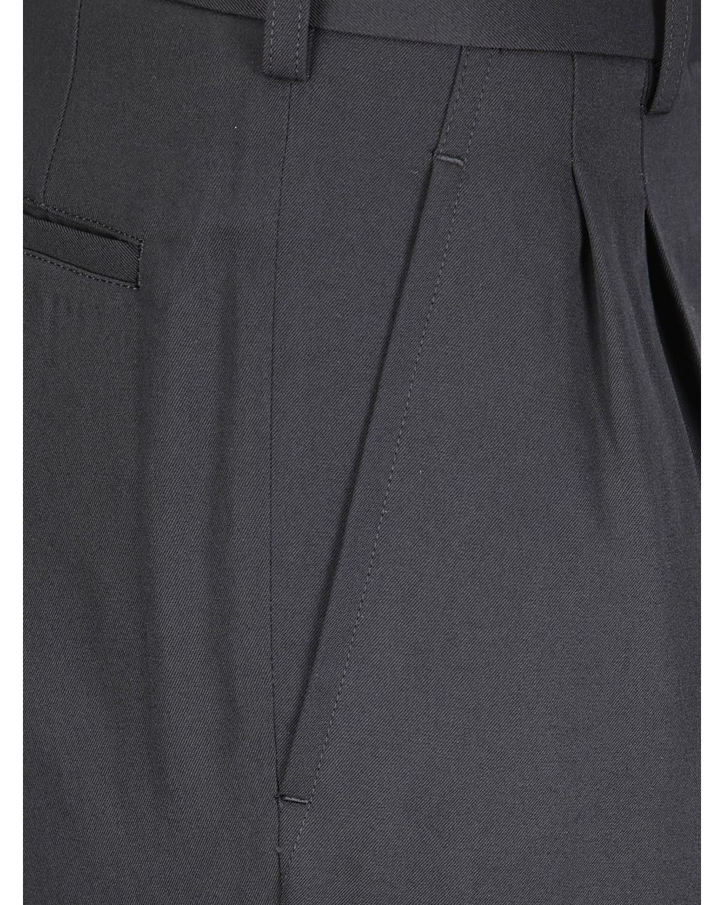 Comme des Garçons Gray Comme Des Garçons Comme Des Garçons Pleated Trousers