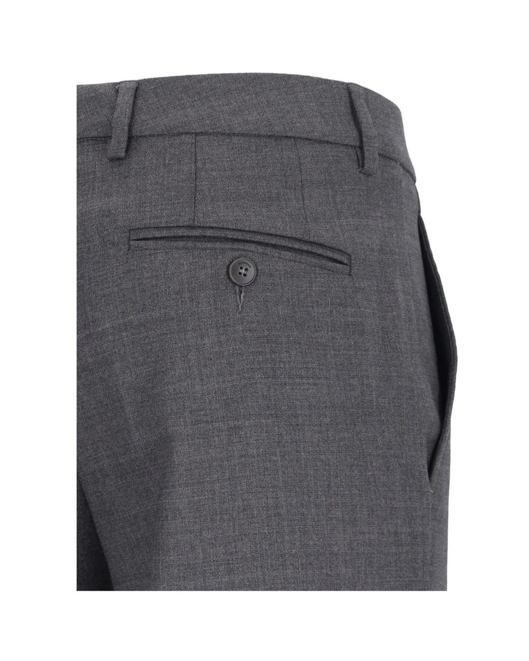 Incotex Gray Casual Trousers With Belt Loops