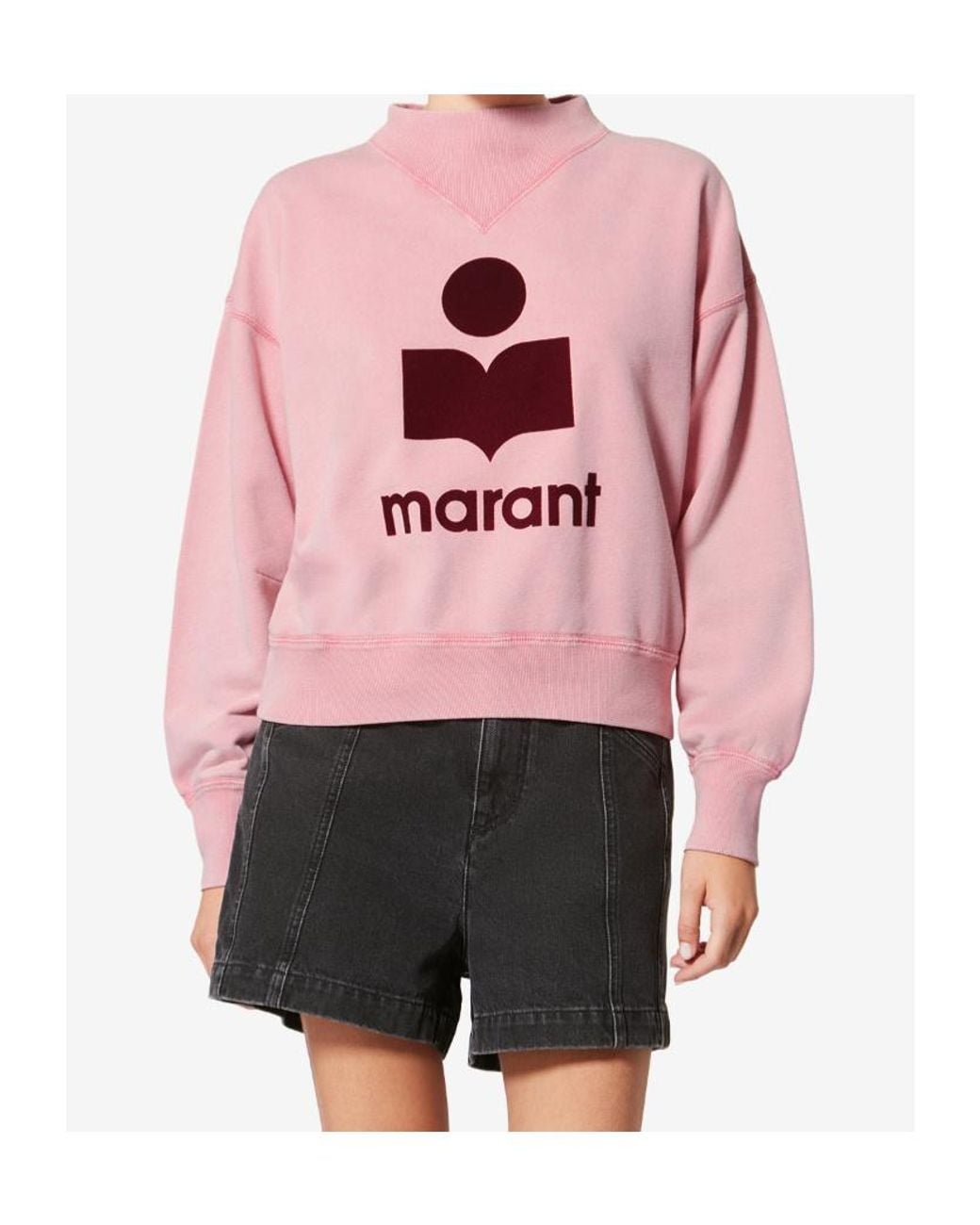 Isabel Marant Pink Isabel Marant Étoile Moby Crewneck Sweatshirt