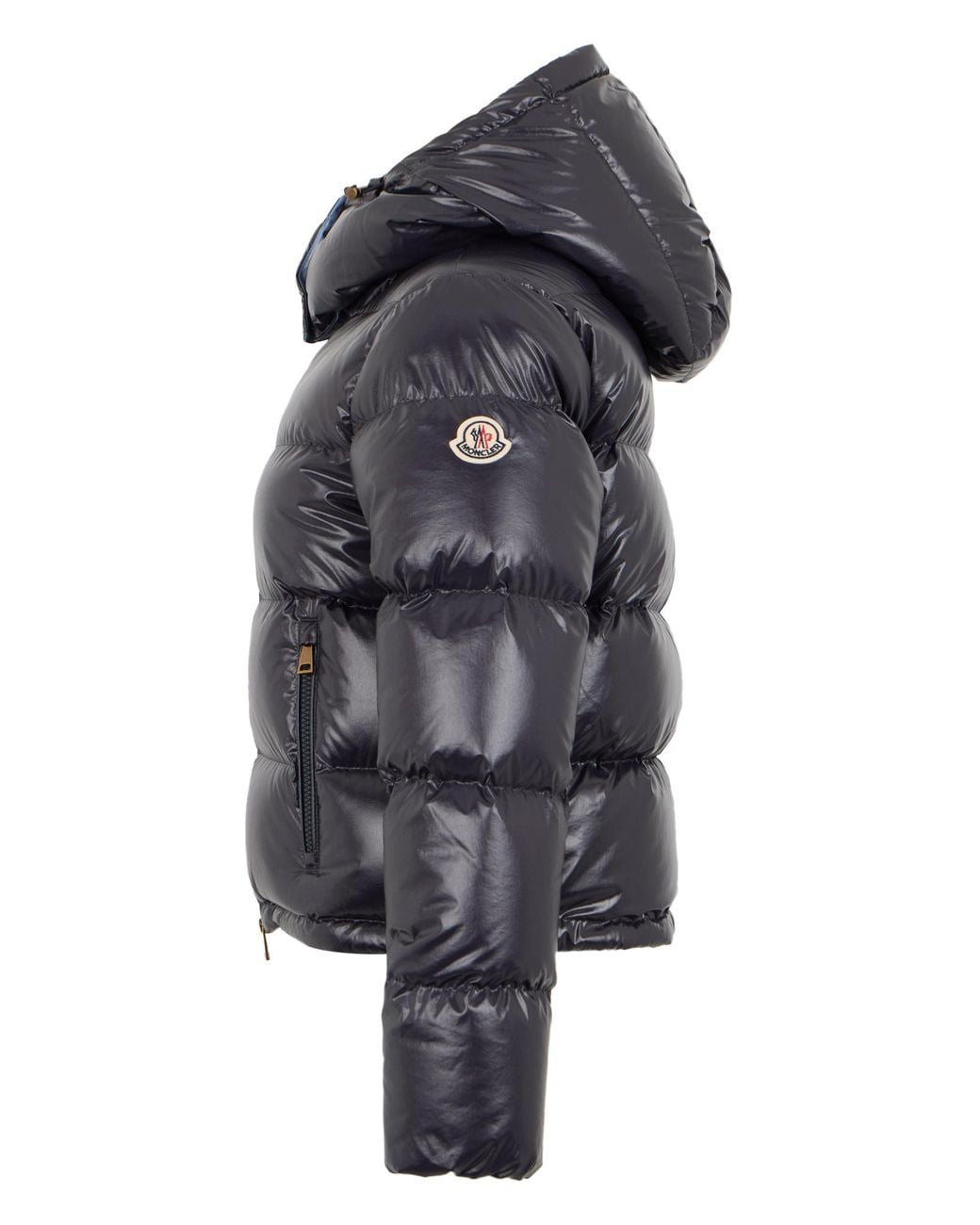 Moncler Gray Niveole Short Down Jacket