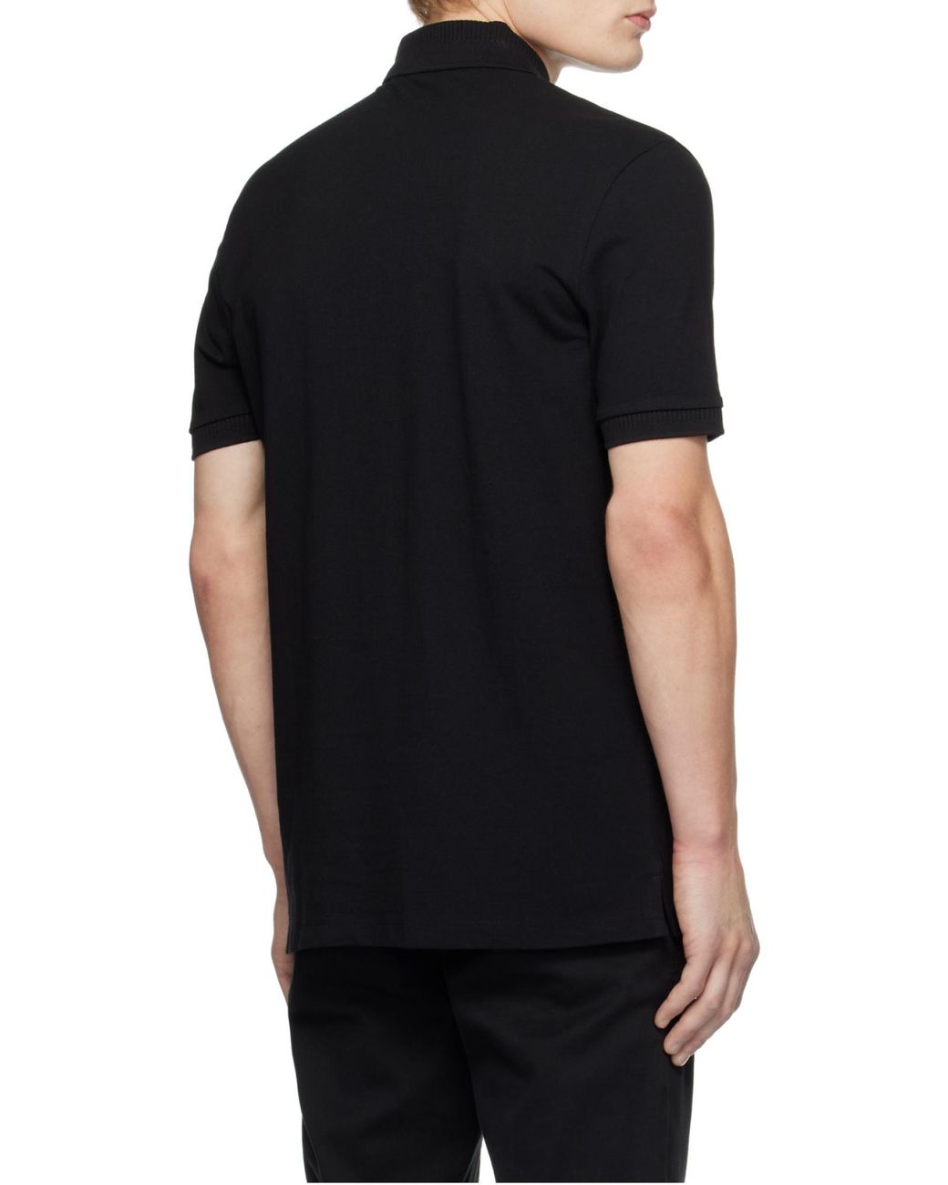 Boss Black Hugo Logo Patch Short-Sleeved Polo Shirt for men