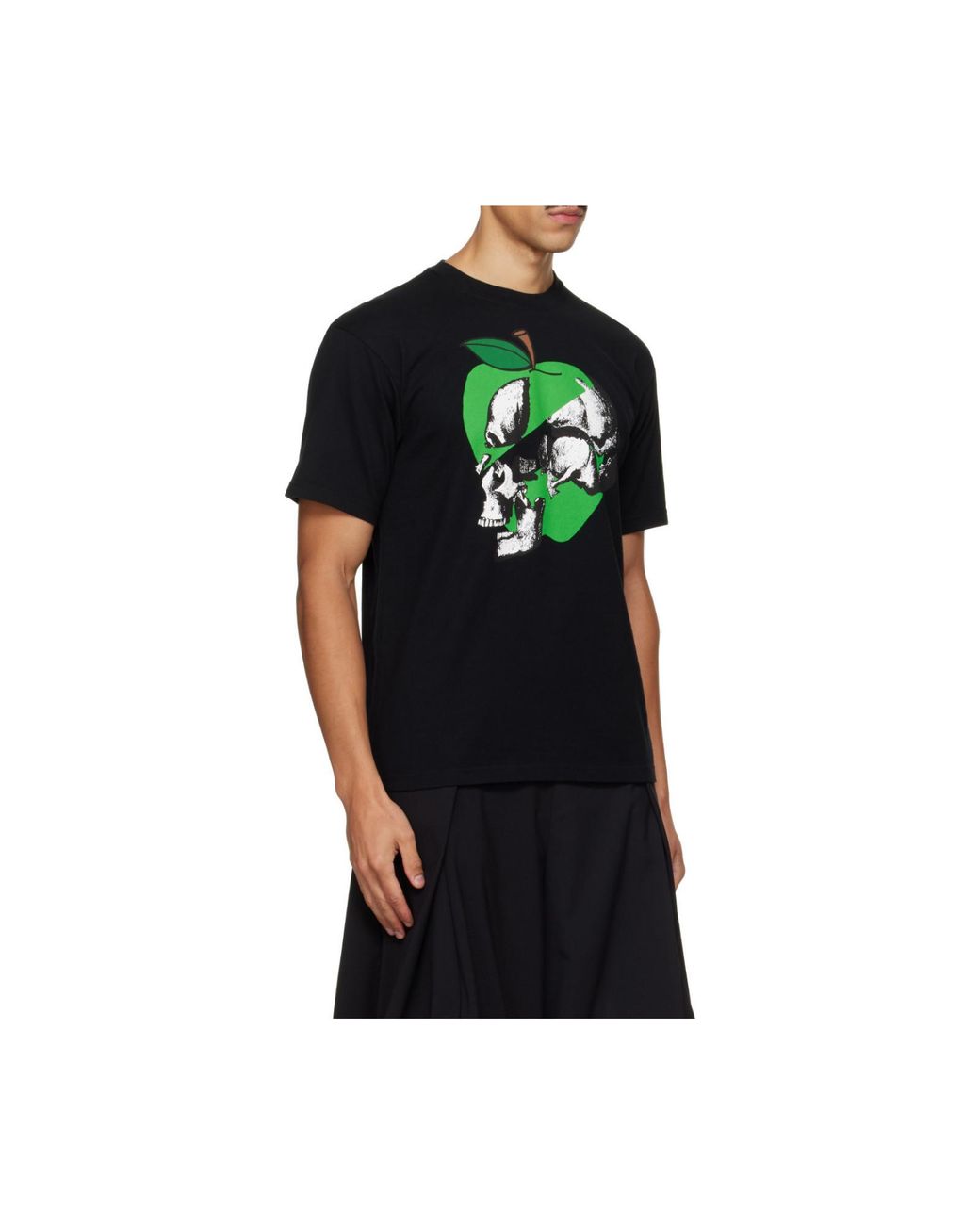 Undercover Black Skull-Print T-Shirt for men