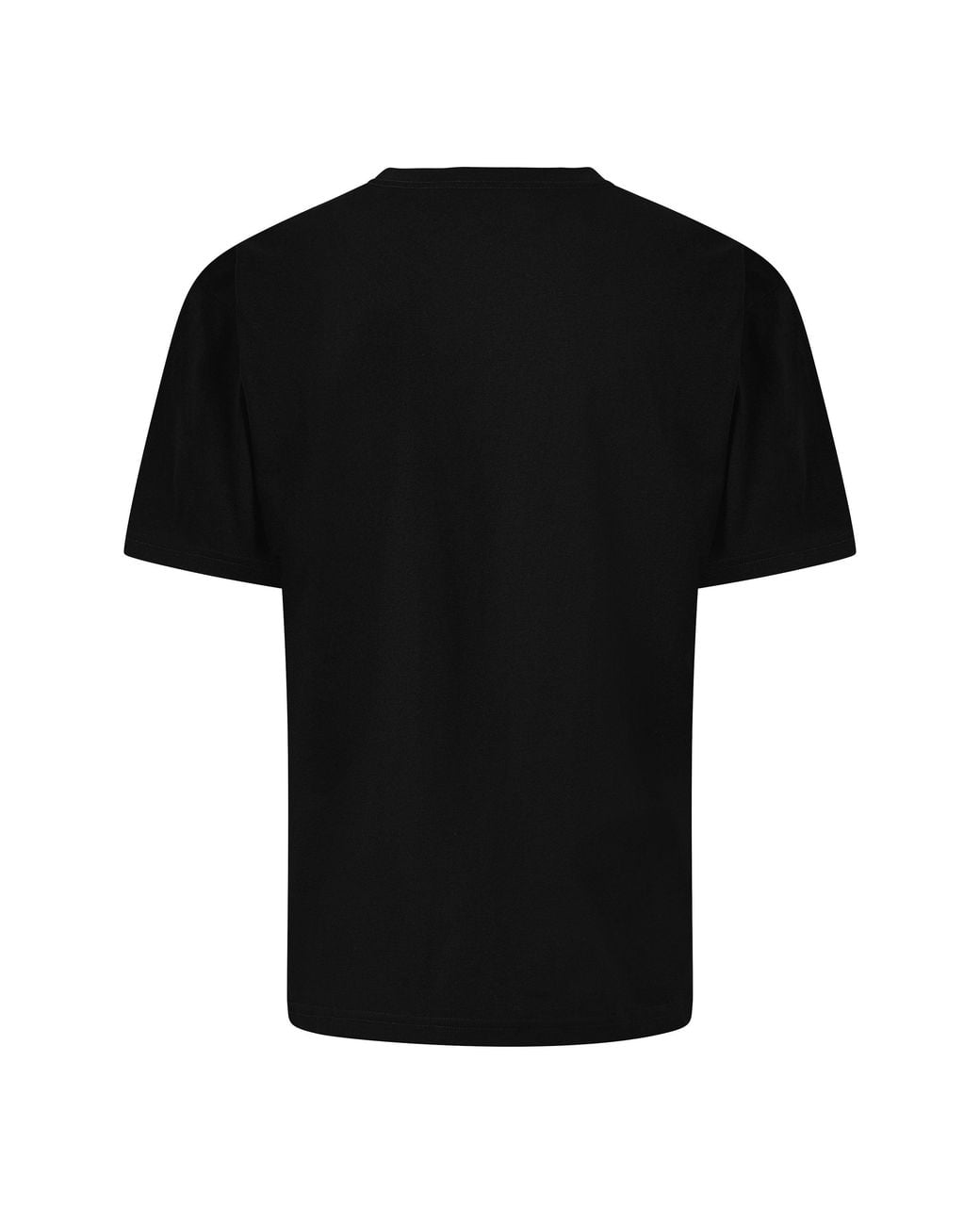 Valentino Black Crew Neck Printed T-Shirt for men