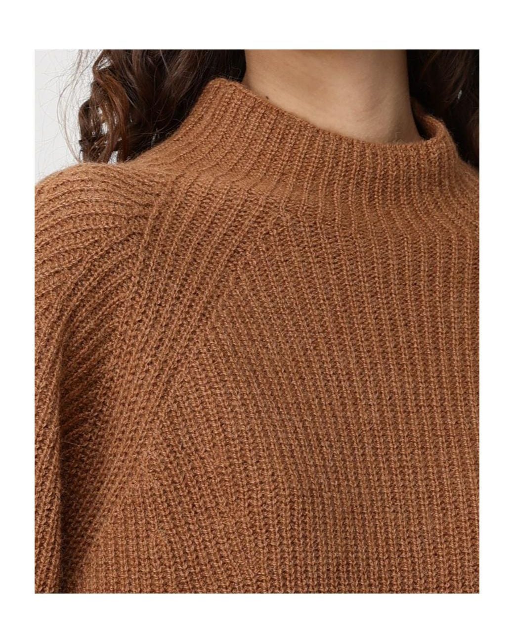 Twinset Brown Turtle Neck Sweater
