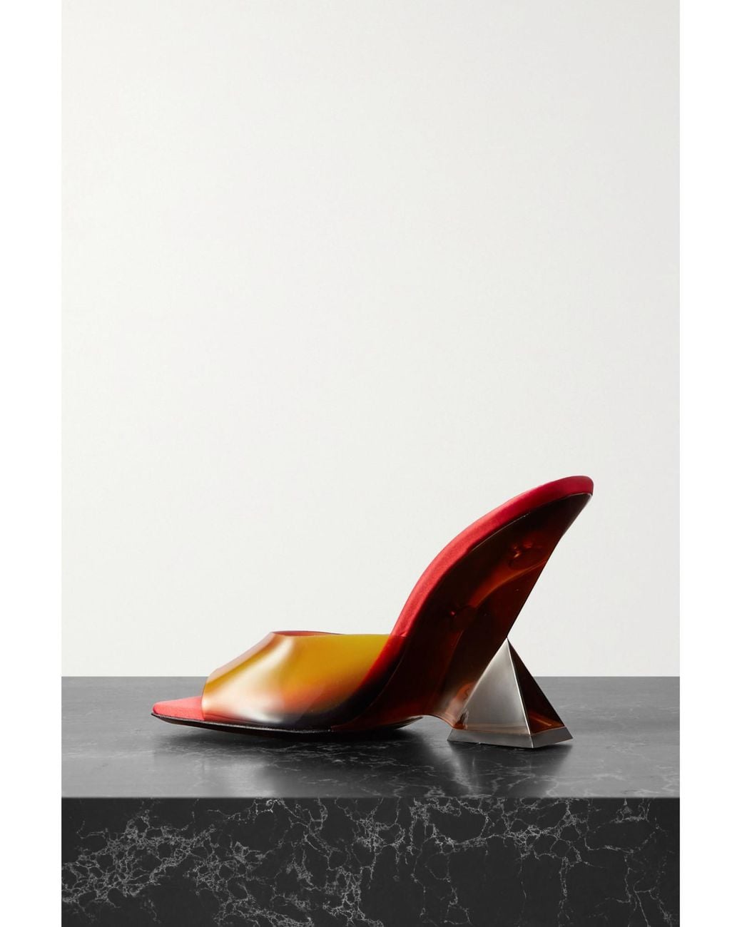 The Attico Orange Cheope Dégradé Pvc Mules