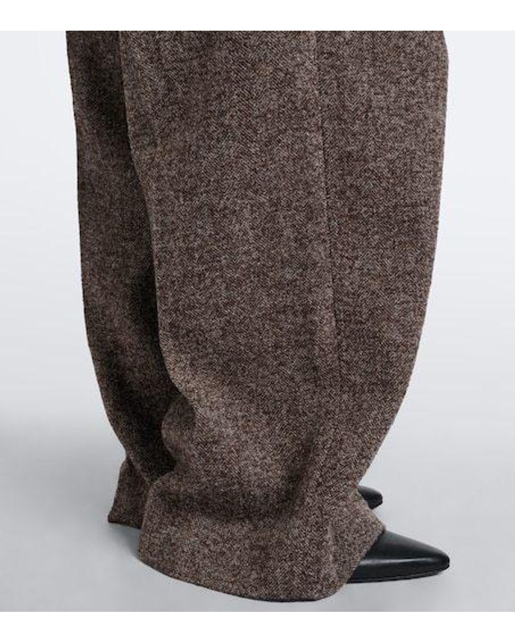 Magda Butrym Brown Wide-Leg Trousers