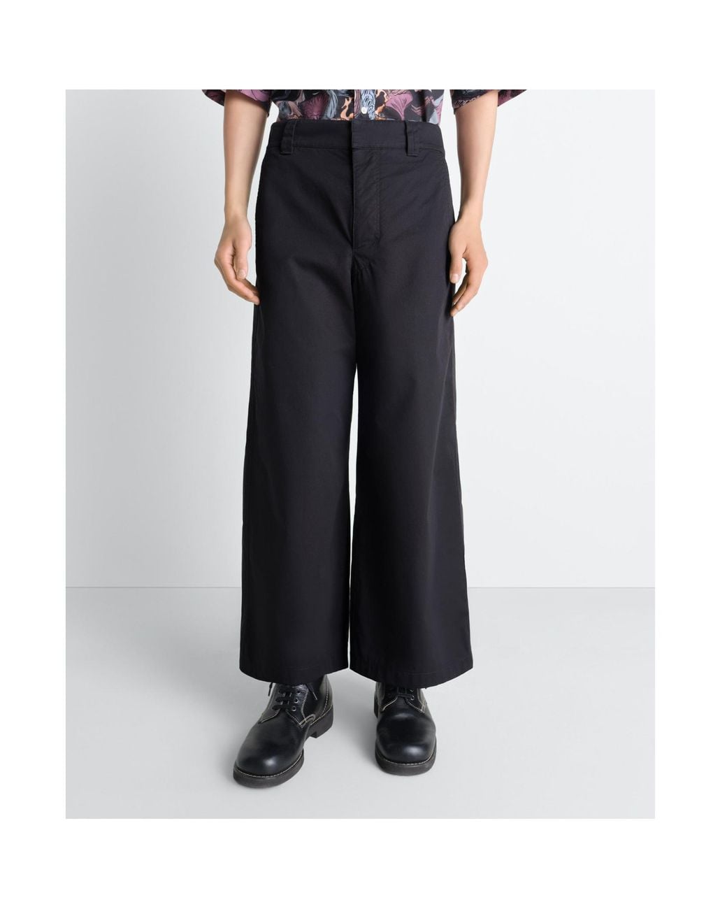 Lemaire Blue Wide Leg Pocket Trousers for men