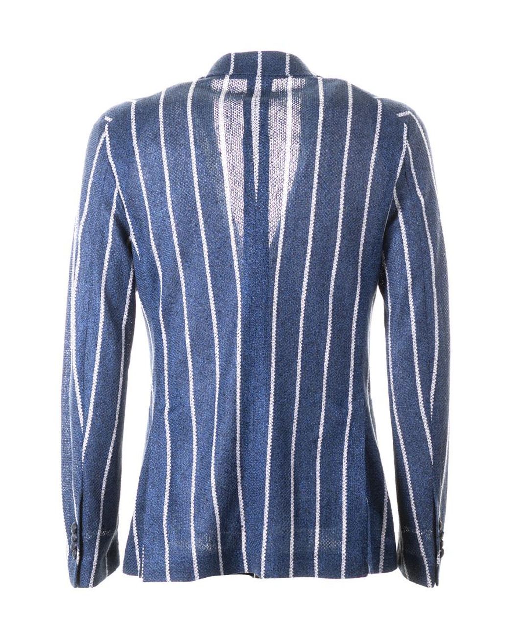 Tagliatore Blue Striped Suit Jacket for men