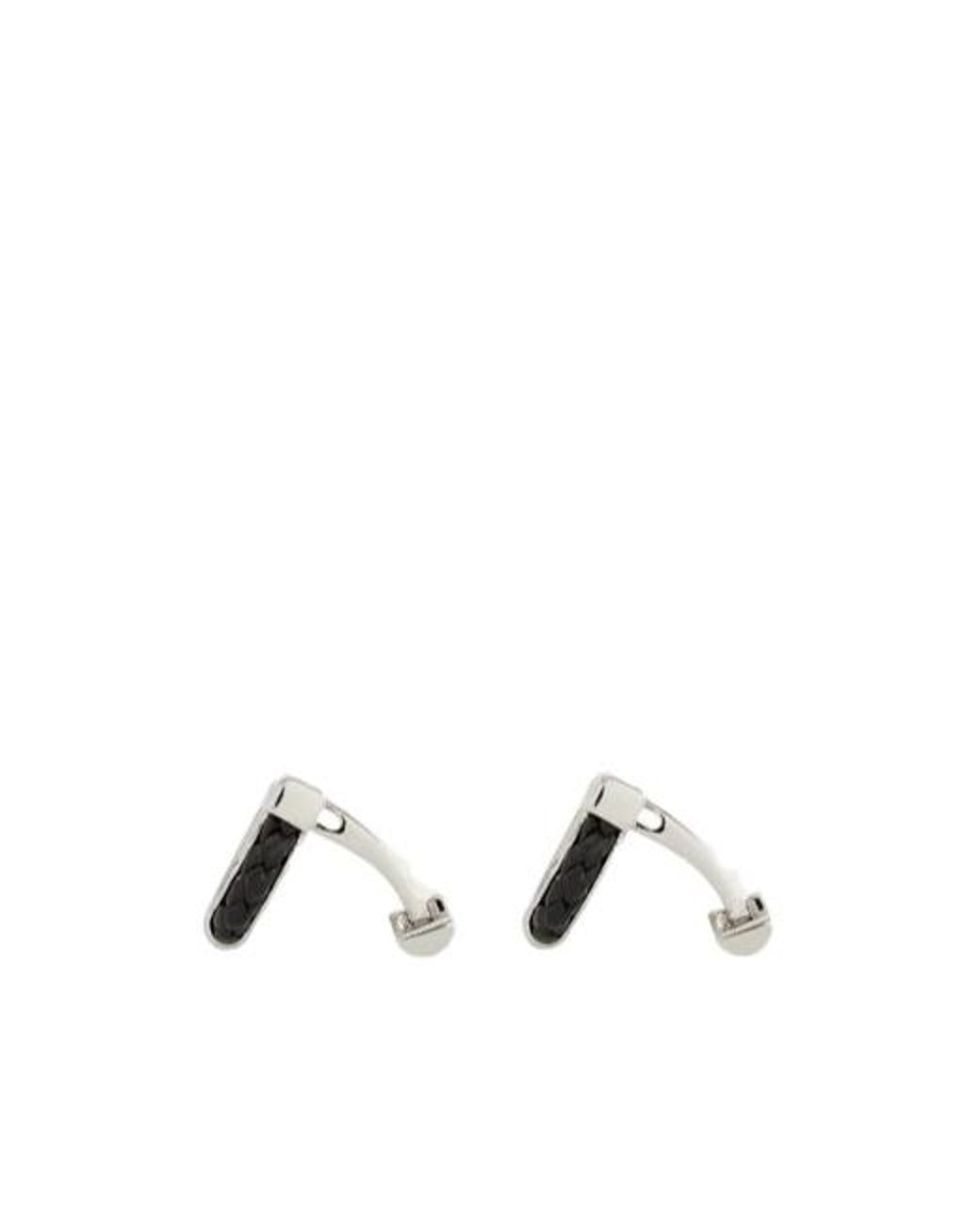 Ferragamo Metallic Gancini Cufflinks for men