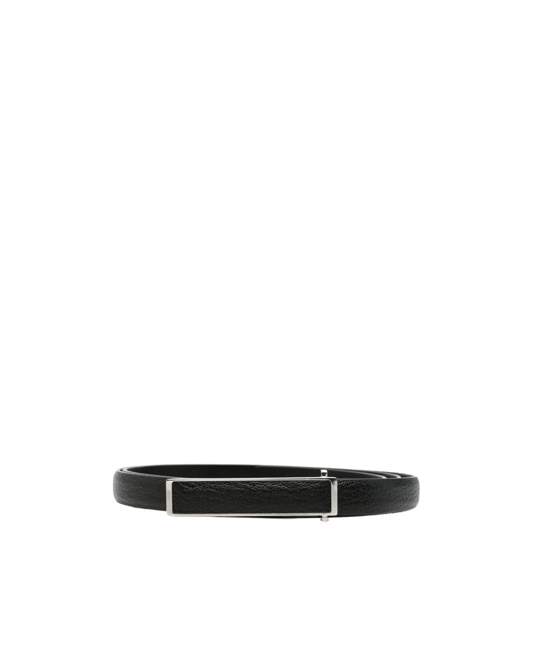 Tom Ford White Grained-Leather Belt for men
