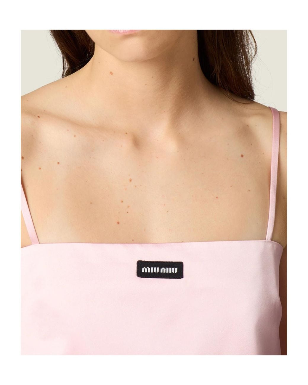 Miu Miu Pink Duchesse Mini-Dress