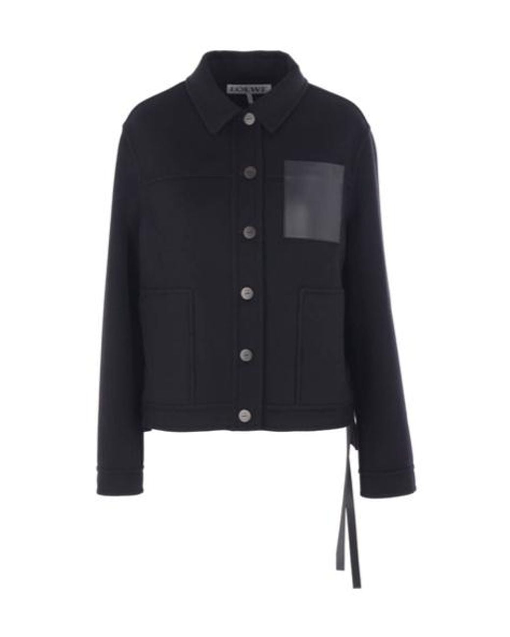Loewe Blue Single-Breasted Jacket