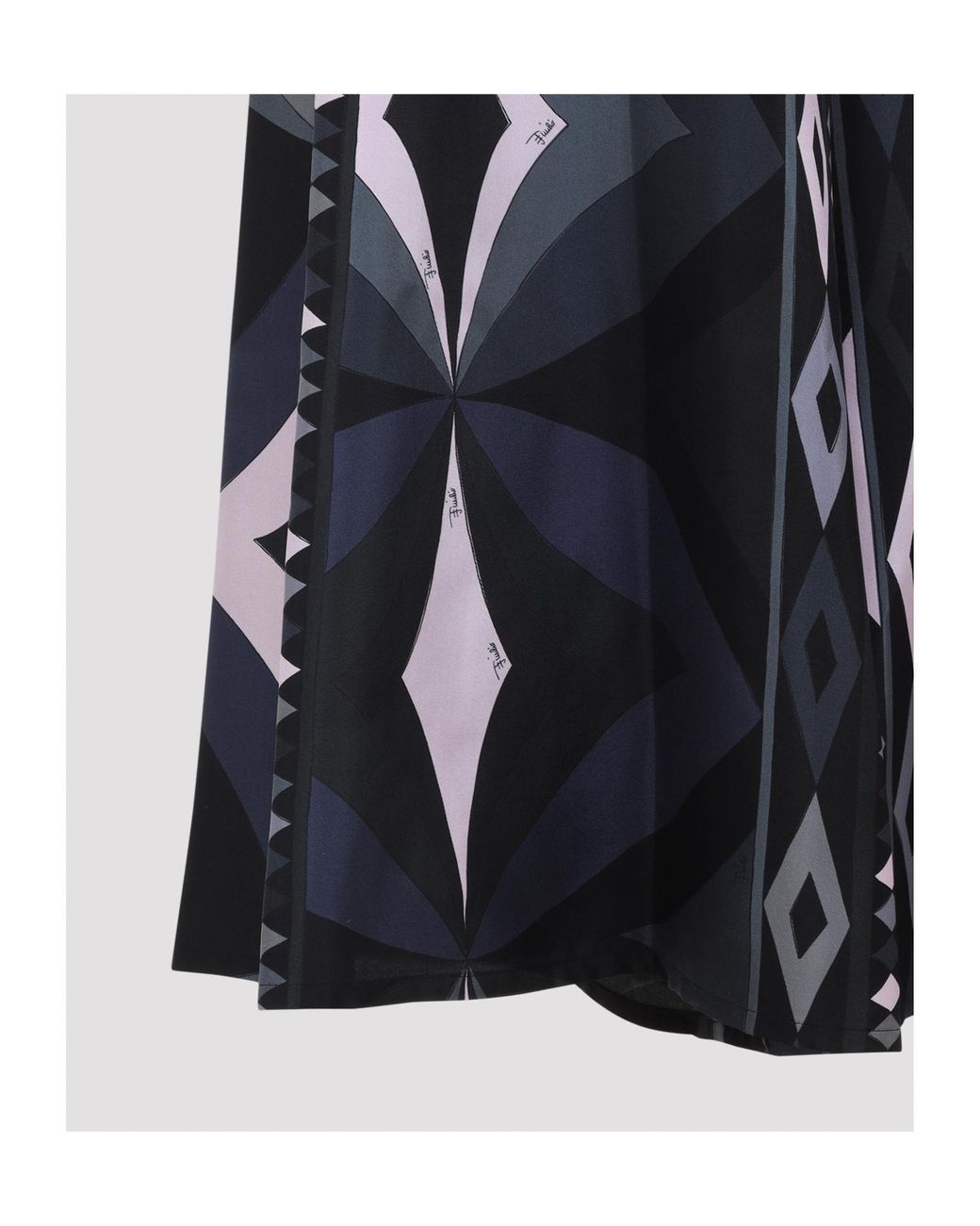 Emilio Pucci Blue Silk Pants