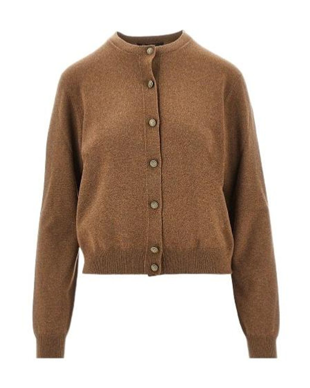 Loro Piana Brown Classic Cardigan