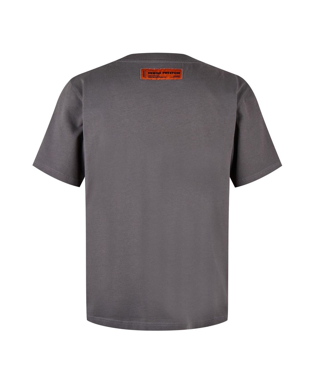 Heron Preston Gray Short-Sleeved T-Shirt for men