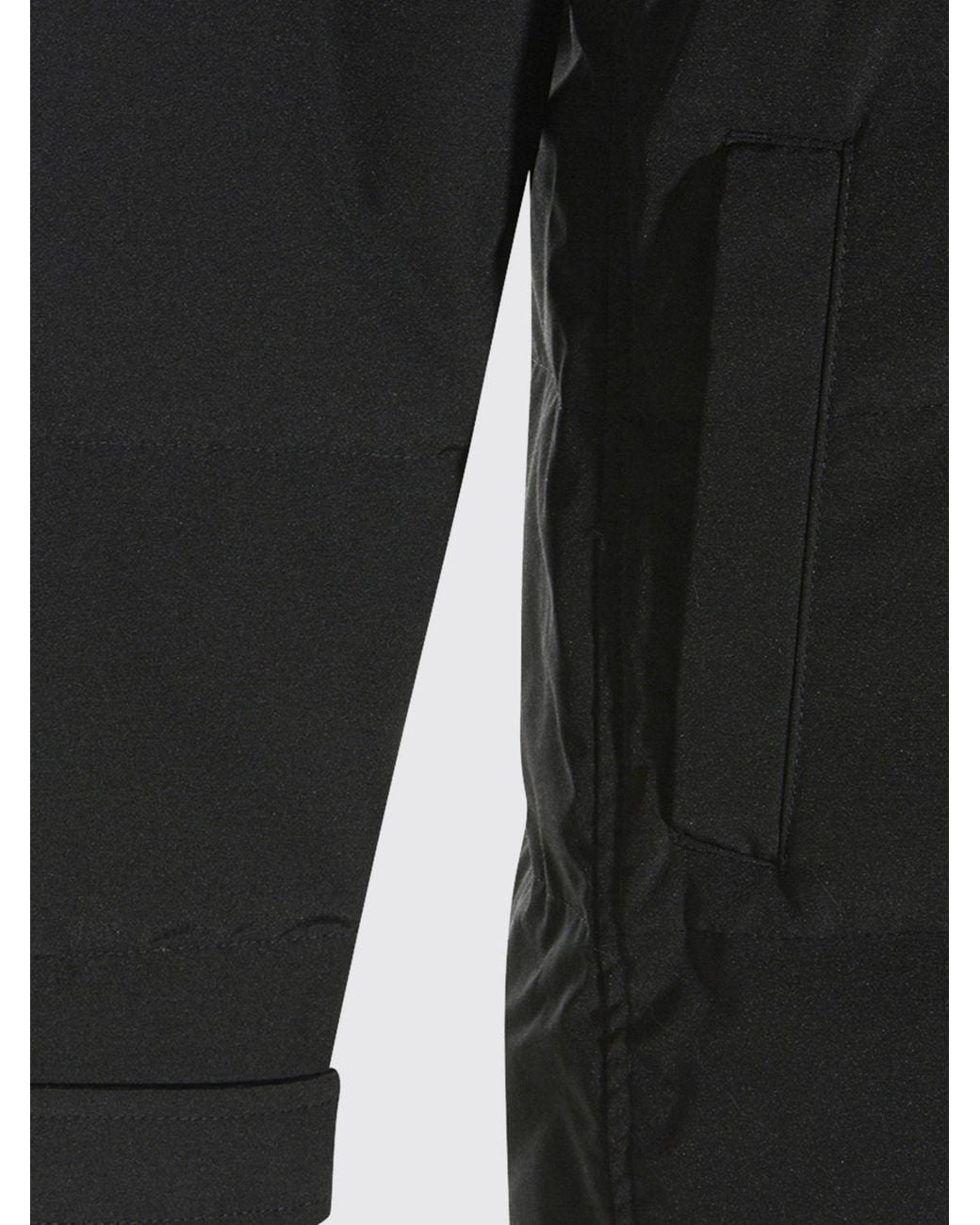 Canada Goose Black Shelburne Logo-Patch Parka