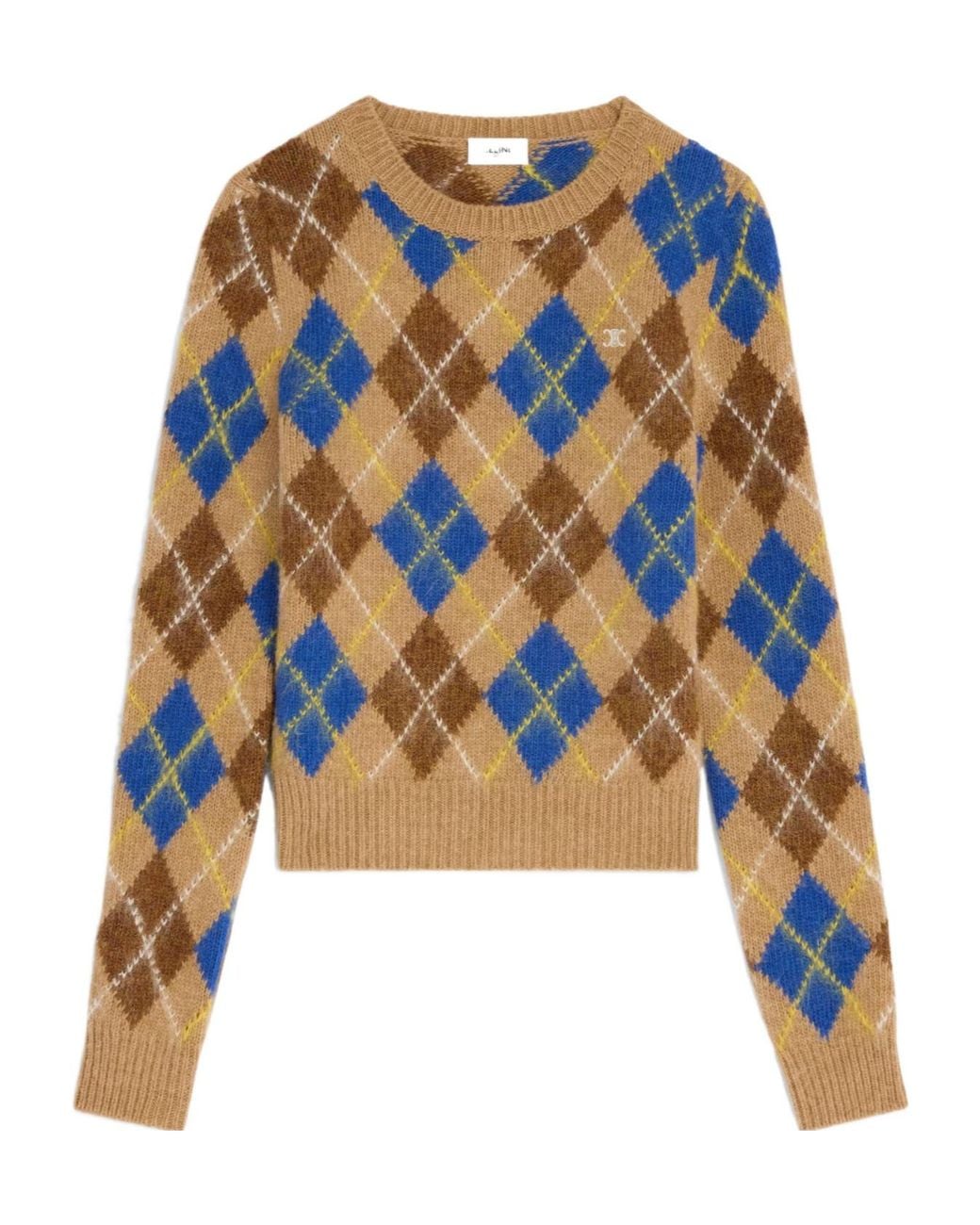 Céline Blue Crewneck Sweater