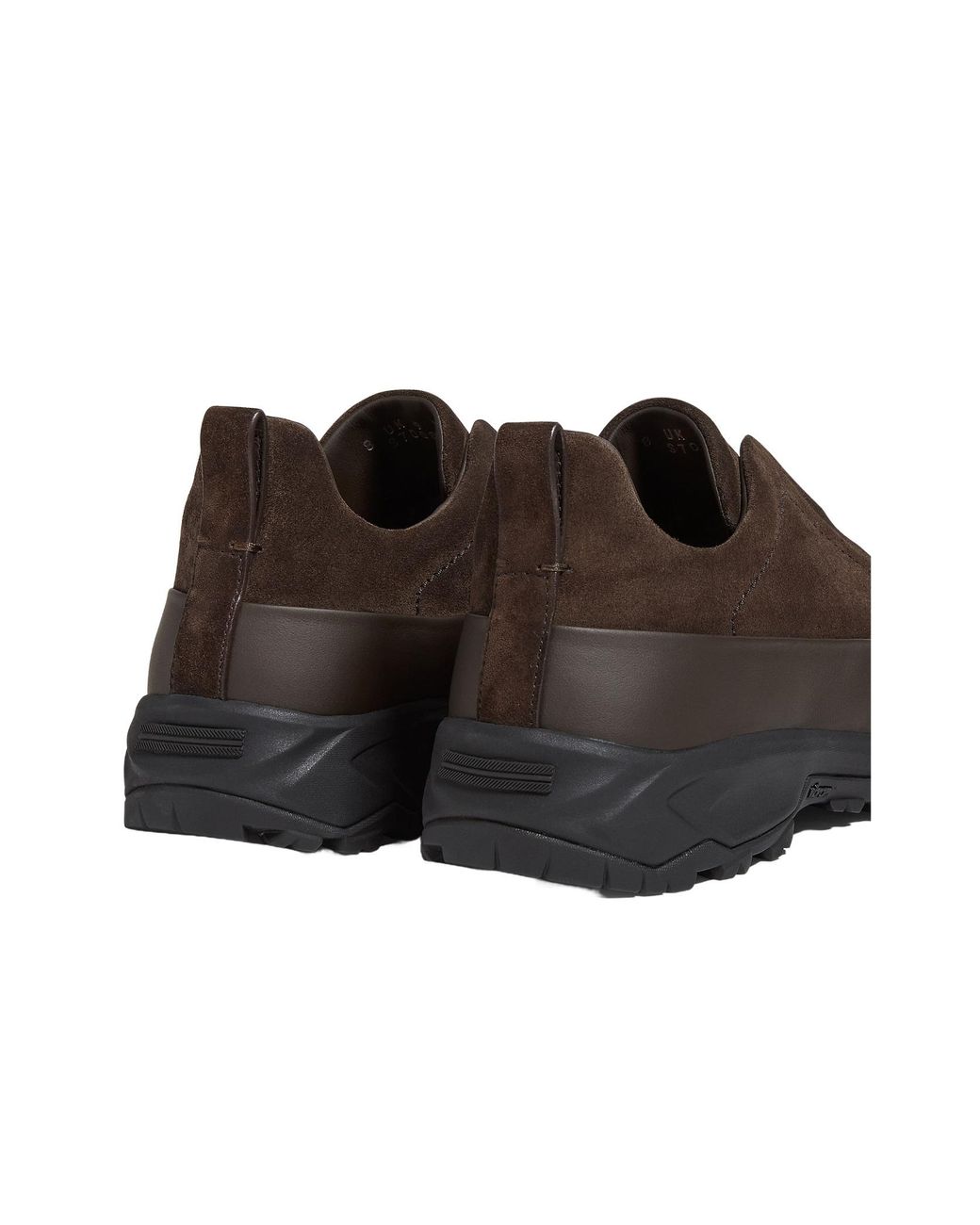 Zegna Brown Triple Stitch Monte Low-Top Sneakers for men