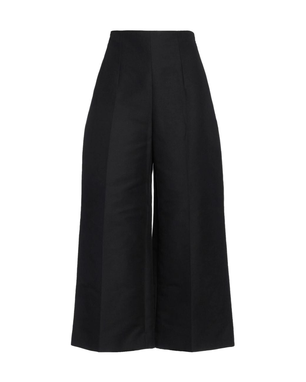 Marni Black Solid Color Casual Wide-Leg Pants