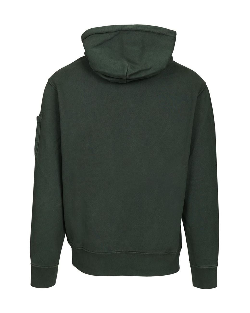 C P Company Green Lens Pocket Hoodie for men