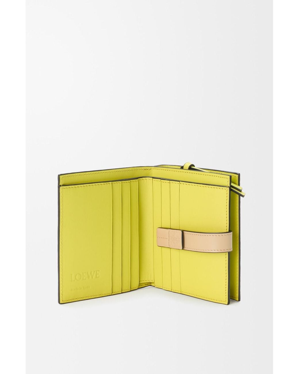 Loewe Brown Compact Zip Wallet