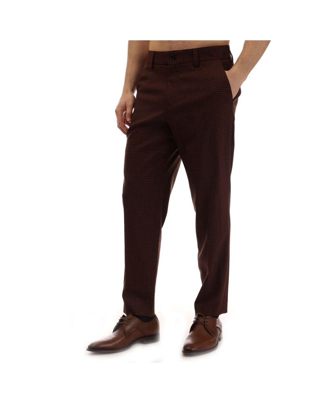 Boss Brown Perin3 Trousers for men