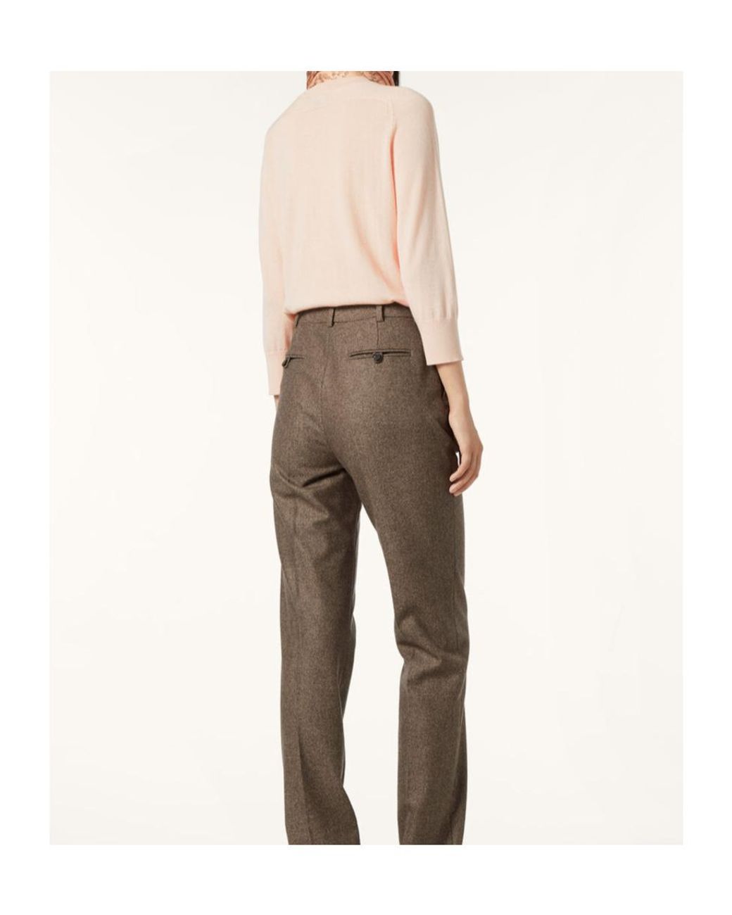 Loro Piana Natural Long-Sleeved Knitted Jumper