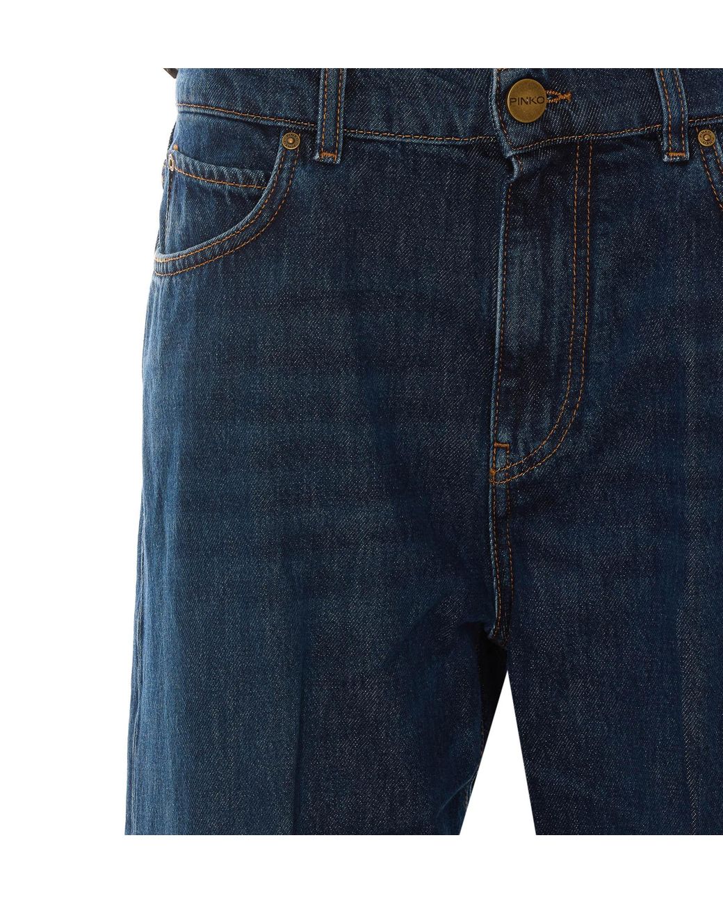 Pinko Blue Medium Wanda Wide-Leg Jeans