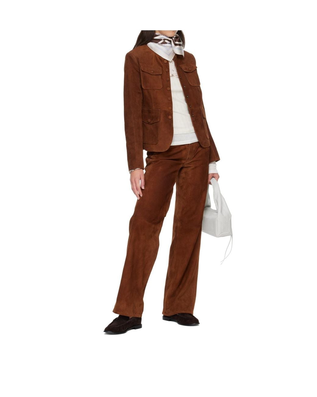 Rag & Bone White Plaid Scarf