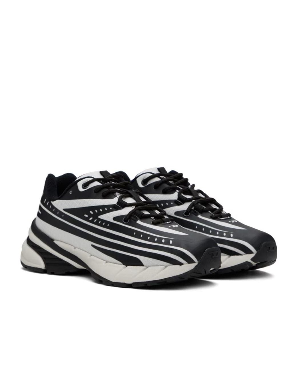 DIESEL Black D-Airspeed Low-Cut Casual Shoes for men