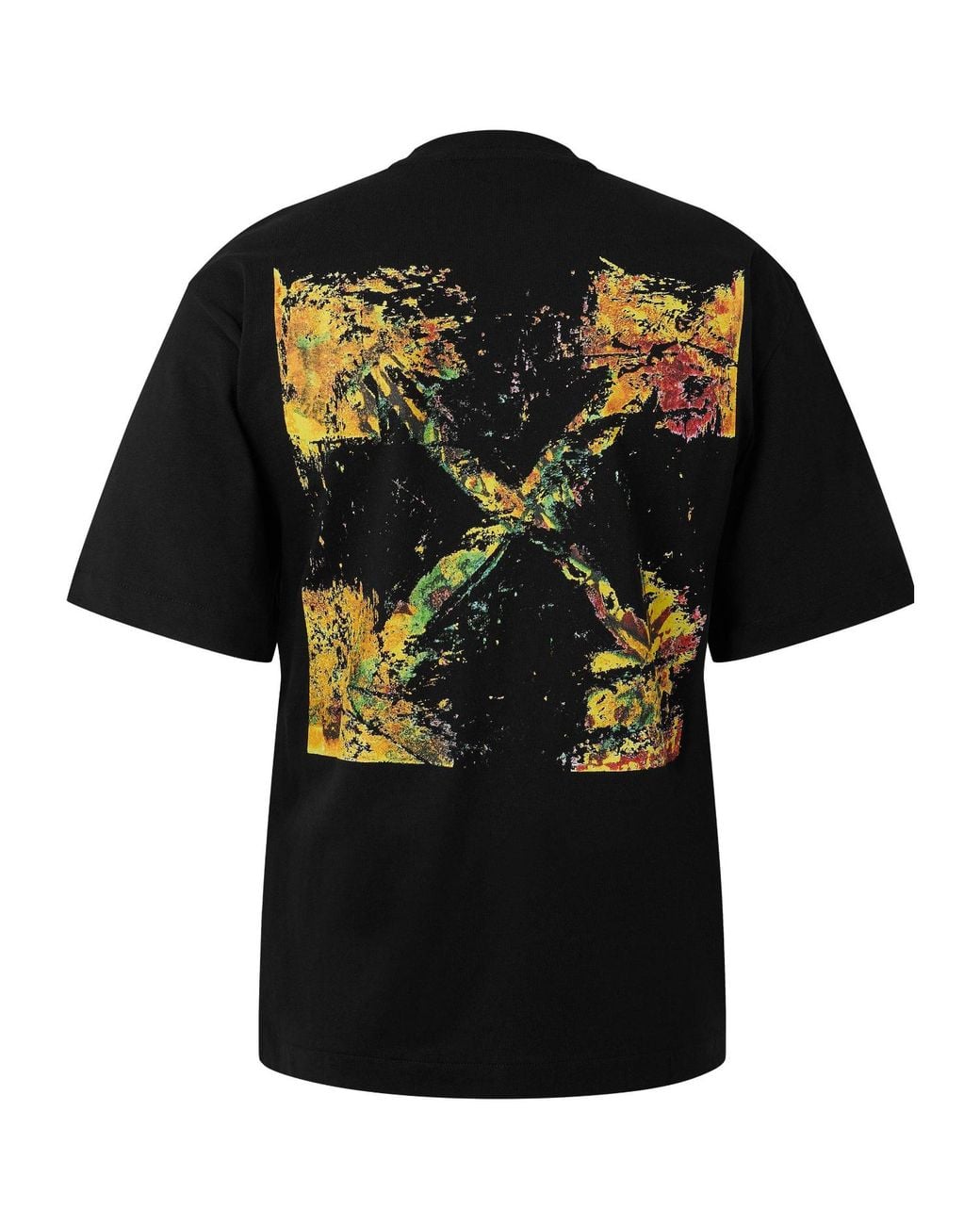 Off-White c/o Virgil Abloh Black Crewneck Shortsleeve Tee for men