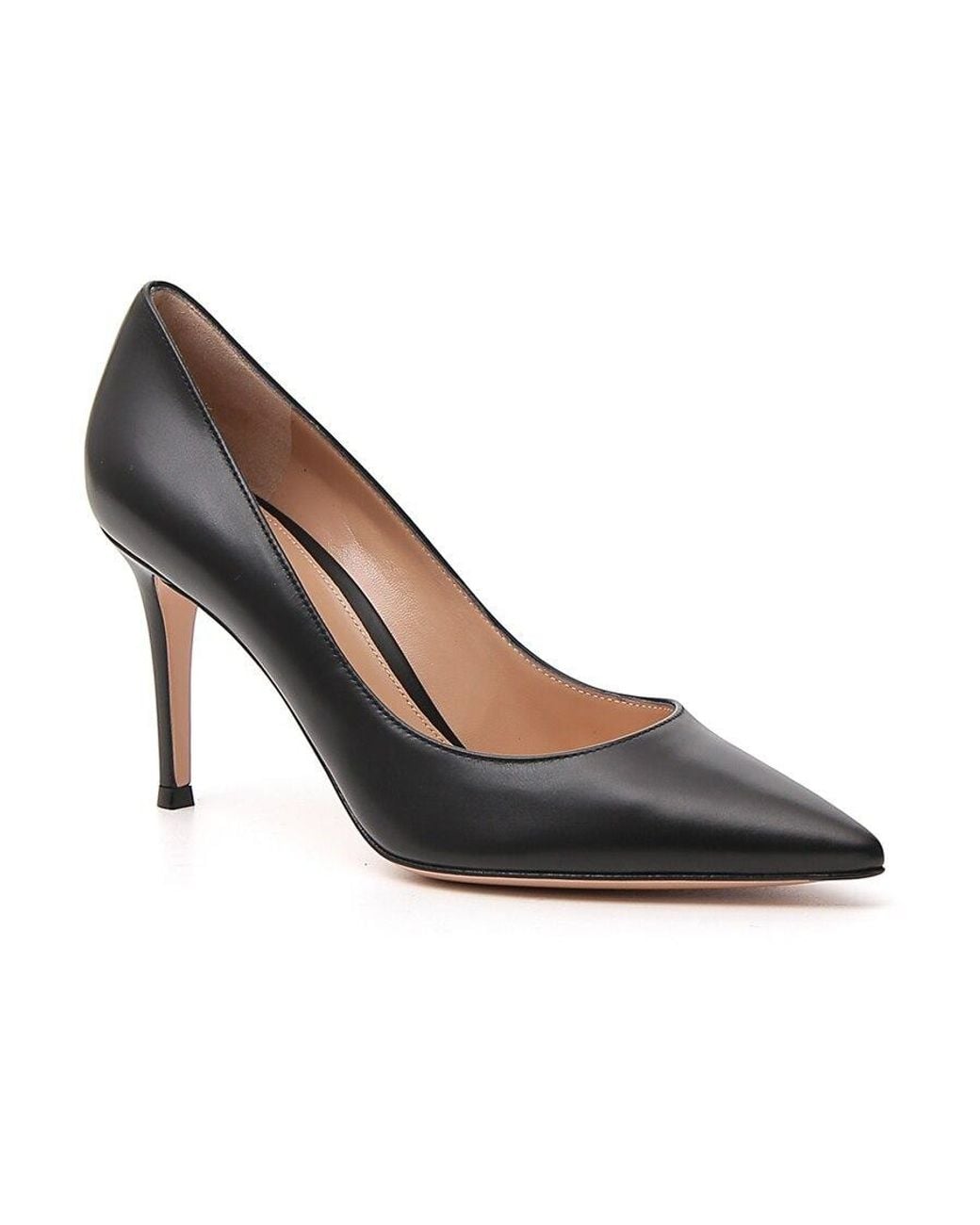 Gianvito Rossi Black Gianvito 85 Heeled Pumps