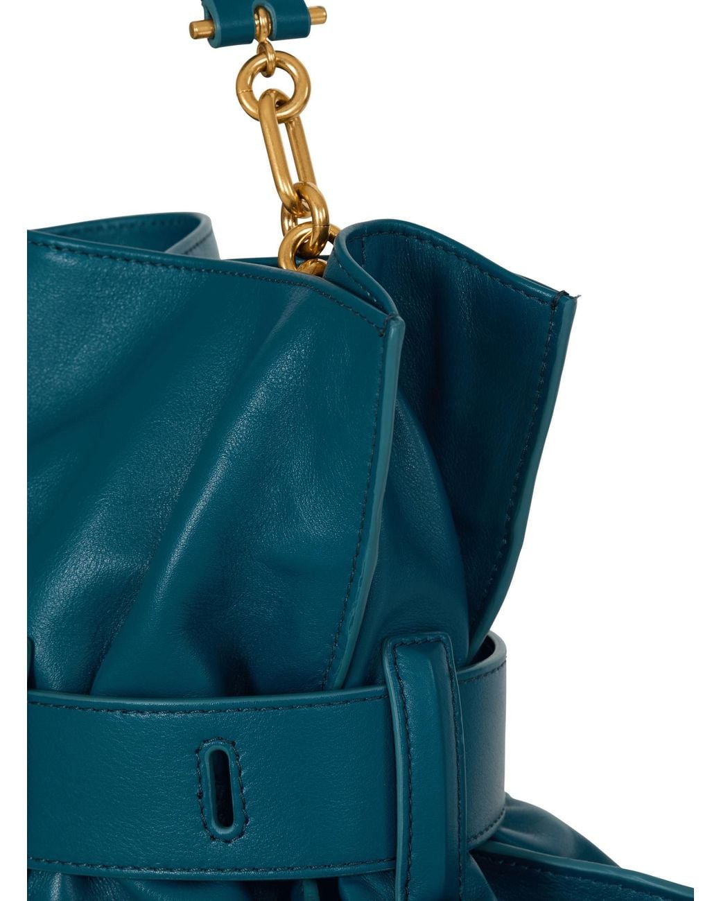 Balmain Blue Medium Anthem Bag