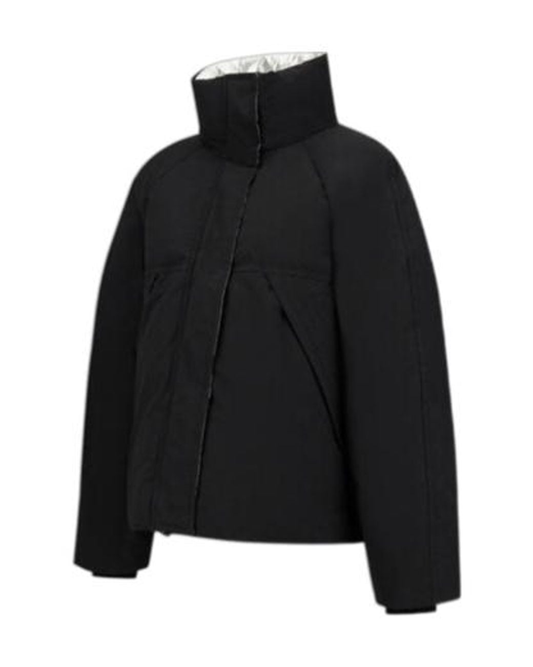 Herno Black Laminar High-Neck Puffer Jacket