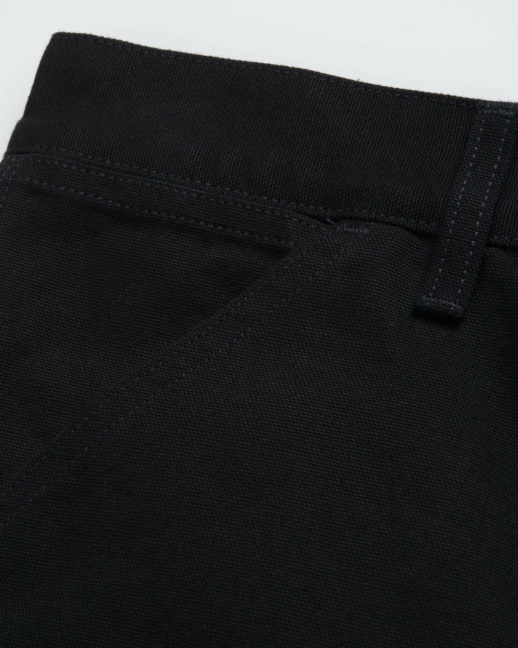 Carhartt Black Logo Patch Chino Shorts for men