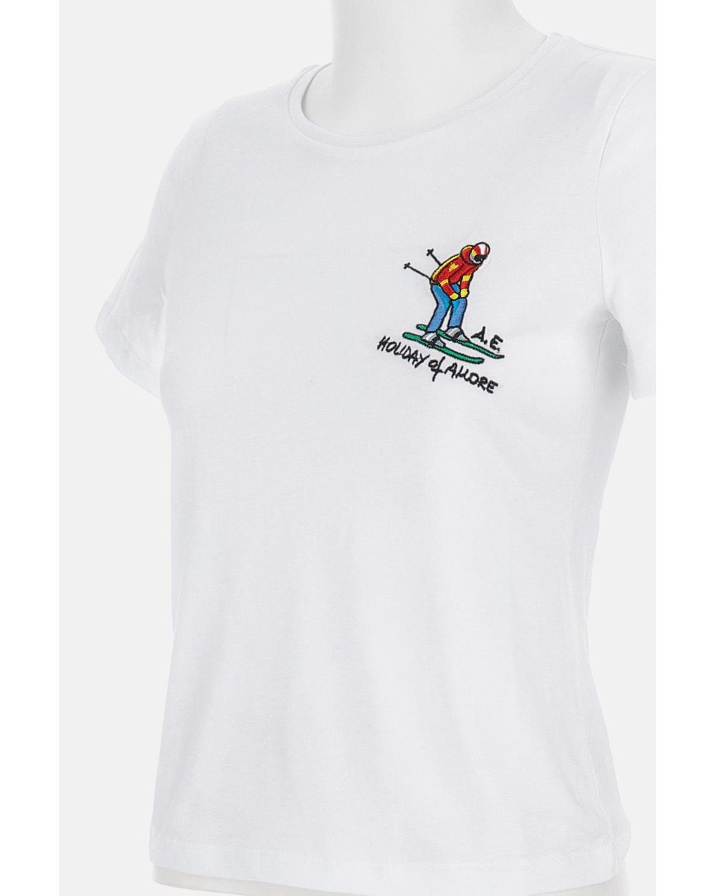 ALESSANDRO ENRIQUEZ White Short-Sleeved T-Shirt
