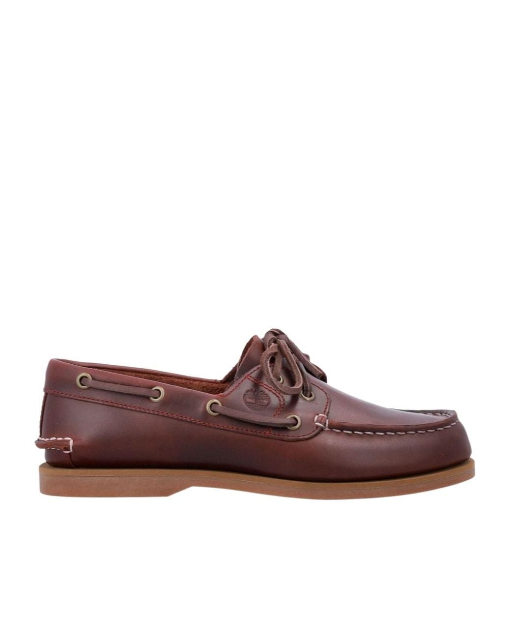 Timberland Brown Leather Boat Shoes